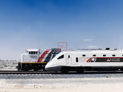 Etihad Rail unveils its new corporate identity, including an uplifted logo and strategic vision