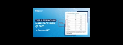 Trinasolar again recognized as Tier 1 PV Module Manufacturer by BNEF in Q1 2025