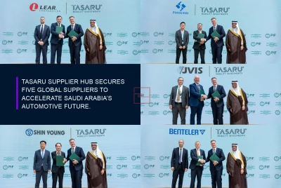 TASARU Hub Secures Five Suppliers for Saudi Auto Sector