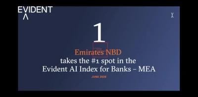 Emirates NBD Ranks #1 in Inaugural MEA Evident AI Index