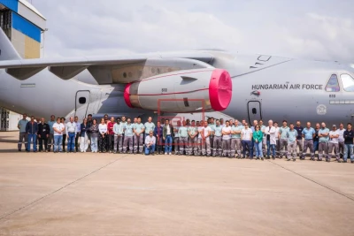Embraer and OGMA Conclude First C-390 Millennium Maintenance for Hungarian Air Force